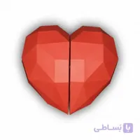 پازل سه بعدی قلب (مدل جعبه)