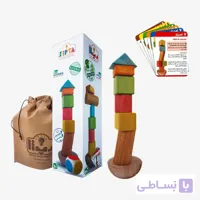 بازی فکری برج تعادل 8 قطعه ای