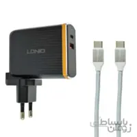 شارژر دیواری الدینیو مدل A2502C به همراه کابل USB-C
