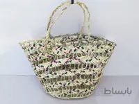 ساک حصیری توری بزرگ(ساک خرید)