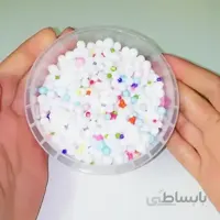 اسلایم دونه برفی رنگی رنگی