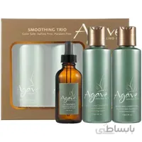 کیت درمان و صاف کننده مو آگاوه مدل SMOOTHING TRIO بدون سولفات