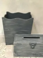سطل کنار سالنی چوبی پتینه کد ۱۰۲۲۲۵