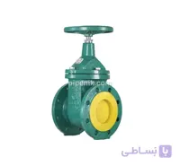 شیر فلکه کشویی زبانه فلزی چدنی وگ امید گلستان PN10