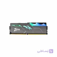 رم دسکتاپ DDR4 تک کاناله 3200 مگاهرتز CL17 کینگ مکس مدل Zeus Dragon RGB ظرفیت 16 گیگابایت