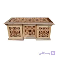 میز اداری و مدیریتی صنایع چوب ساج مدل ۳۲۷