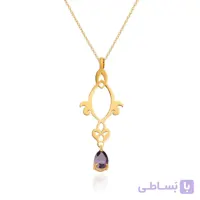 آویز طلا زنانه طرح اسلیمی کد XP125