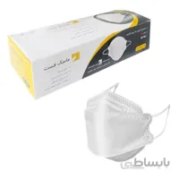 ماسک 5 لایه 3 بعدی لوگو دار رنگ زرد 25 عددی