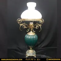 آباژور برنزی رومیزی طرح چهارم