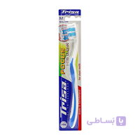 مسواک تریزا مدل Focus Pro Clean با برس متوسط با درپوش ا Trisa Focus Pro Clean Medium Toothbrush With cap