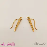 گوشواره زنانه نگین اتمی استیل کد 5353 1
