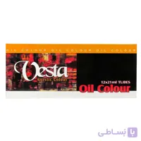 رنگ روغن 12 رنگ وستا