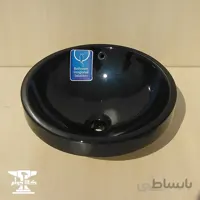 روشویی گرد خارجی مشکی | روسنگی خارجی با قطر ۴۵٫۵ سانتیمتر