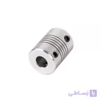 کوپلینگ انعطاف پذیر 6x8x25 ویژه پرینترهای سه بعدی / Flexible coupling 6x8x25mm