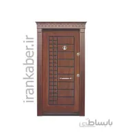 درب ضد سرقت CNC روکش راش بیسکوئیتی سری K