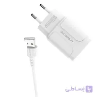 شارژر دیواری بروفون مدل BA37A به همراه کابل Type-c