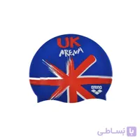 کلاه شنای ارنا مدل FLAGS SILICONE انگلیس ا new collection