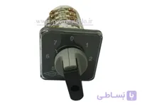 کلید سلکتور هفت حالته 16 آمپر تک فاز (KAVEH) ا کلید سلکتور هفت حالته (7-6-5-4-3-2-1-0) 16 آمپر تک فاز تک کنتاکت (KAVEH)