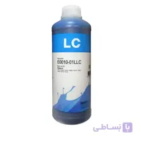جوهر یک لیتری اینکتک آبی روشن پرینتر اپسون InkTec 1Litre Light Cyan Epson
