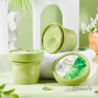 مود ماسک چای سبز و جلبک دریایی میدیانMedian mud mask green tea cleansin