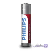 باتری نیم قلمی Alkaline فیلیپس مدل LR03P24P/97 سری Power بسته 24 عددی