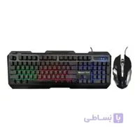 کیبورد و ماوس مستر تک مدل MK9400 ا نوع اتصال: باسیم نوع رابط: پورت USB تعداد کلیدها: 104 عدد ورودی USB: ندارد همراه با ماوس: بله تعداد کلیدهای ماوس: 6 عدد محدوده دقت: 1600 تا 3200 دقت: 3200