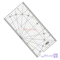 خط کش الفا مدل MQR-15*30