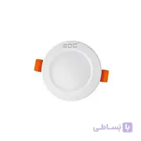 چراغ سقفی توکار دیپ اي سی گرد 7وات برند edc