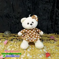 عروسک خرس کوچولو پاپیون دار