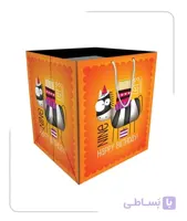 ساکدستی فانتزی طرح گورخر بامزه با کاغذ گلاسه کد10056