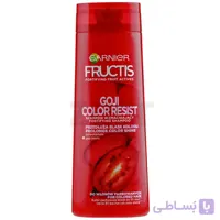 شامپو مخصوص موهای رنگ شده گارنیر مدل GOJI Color Resist حجم 400 میل
