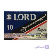 تیغ اصلاح لرد مدل Super بسته 10 عددی