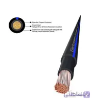 کابل سولار نمره 6 آبی 100 متری ا solar cable 6mm Blue-black 100M