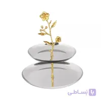 شیرینی خوری 2 طبقه طرح گل ارکیده