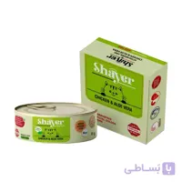 کنسرو غذای بچه گربه شایر مدل Chicken & Aloevera وزن 90 گرم