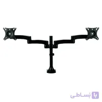 پایه مانیتورLCDARM مدل LD- 410BD مناسب برای مانیتورهای سایز ۱۰ تا ۲۷ اینچ ا پایه مانیتور رومیزی دو مفصلی متحمل این پایه 16 کیلوگرم مناسب مانیتور های 10 تا 27 اینچ