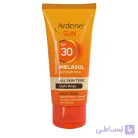 کرم ضد آفتاب و ضد لک رنگی آردن مدل Melasol SPF30 حاوی ویتامین E و C حجم 50 میل - بژ روشن ا Ardene Melasol Depigmenting Sunshield Cream Light Beige Spf 30 50ml