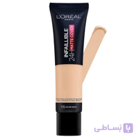 کرم پودر 24 ساعته تیوپی اینفالیبل لورال Loreal