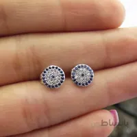گوشواره میخی چشم نظر