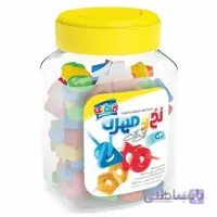 بازی فکری نخ و مهره رنگی رنگی 100 تایی