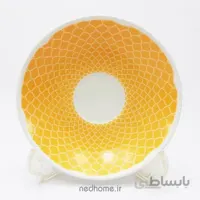 نعلبکی پرتو نارنجی چینی زرین