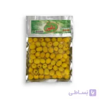 زیتون بی هسته ۵۴۰گرمی دلفین سایز متوسط باطعم سبزیجات – ۲۰عددی