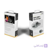 شارژر فندکی جی سی پال (JCPal) مدل Bolt USB-C