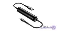 کابل فست شارژ USB به Lightning و پاوربانک بیسوس مدل Baseus Energy Two In One به طول 1.2 متر ا Baseus Energy Two In One Power Banke Cable 1.2 m