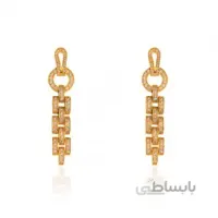 گوشواره میخی طلا طرح کارتیر کد CE408