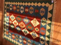 گلیم دو رو دستبافت رج Code 59 G ا Persian handmade kilim