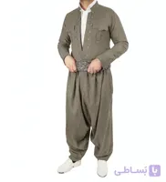 لباس کردی مردانه مدل مرادخانی با شال کمر