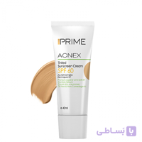 کرم ضد آفتاب رنگی SPF60 مناسب پوست چرب پریم 40 میل