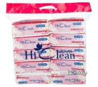 دستمال کاغذی 1۰۰ برگ دو لایه طرح اقتصادی ۱۰ عددی های کلین Hi Clean