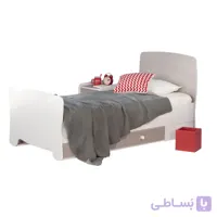 تخت یک نفره نوجوان دو کشو ساینا